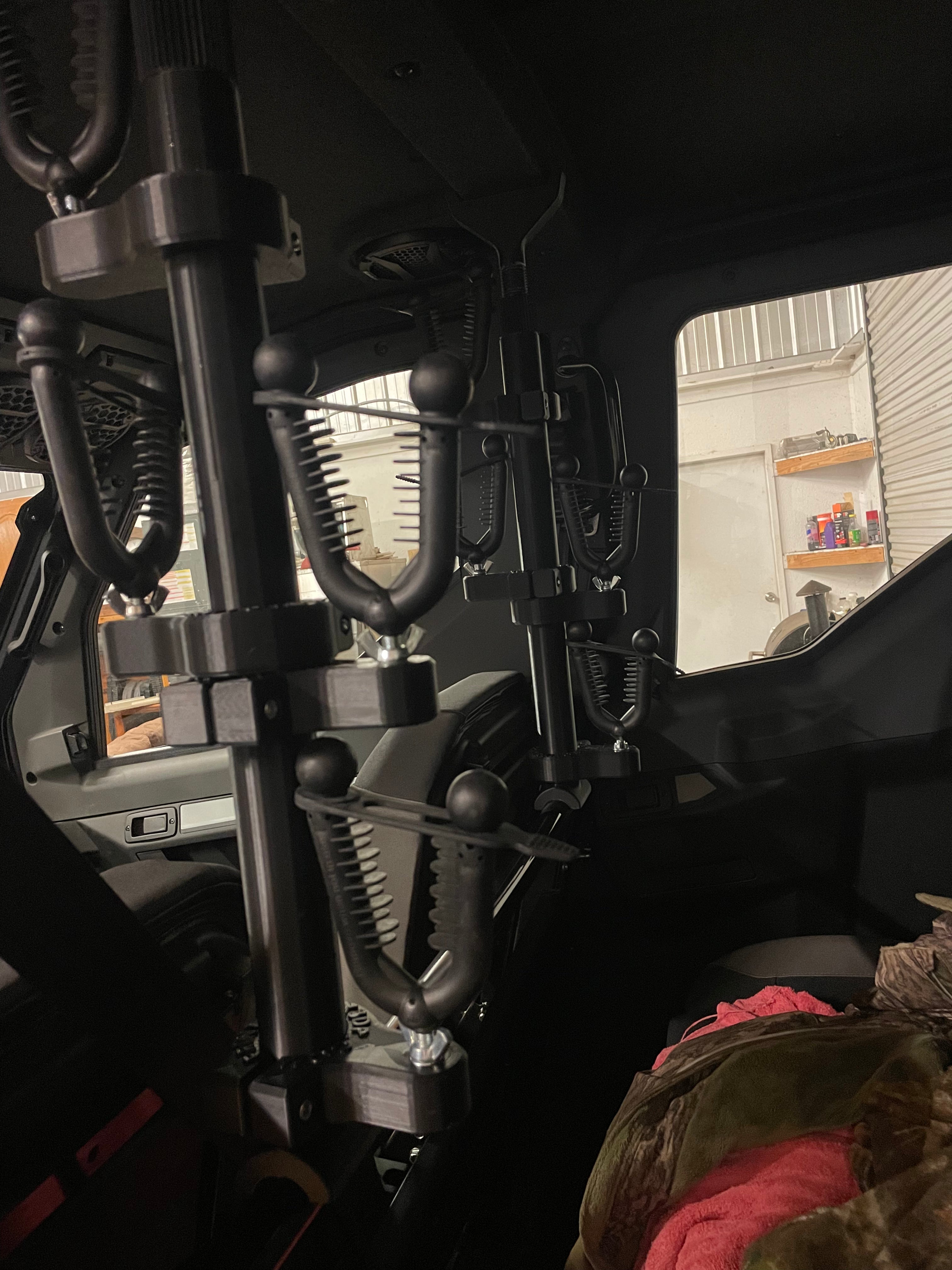 Kawasaki Teryx KRX 1000 Mid Cage Rifle Rack | 19" or 26" | 2-4 Place | Headliner Compatible