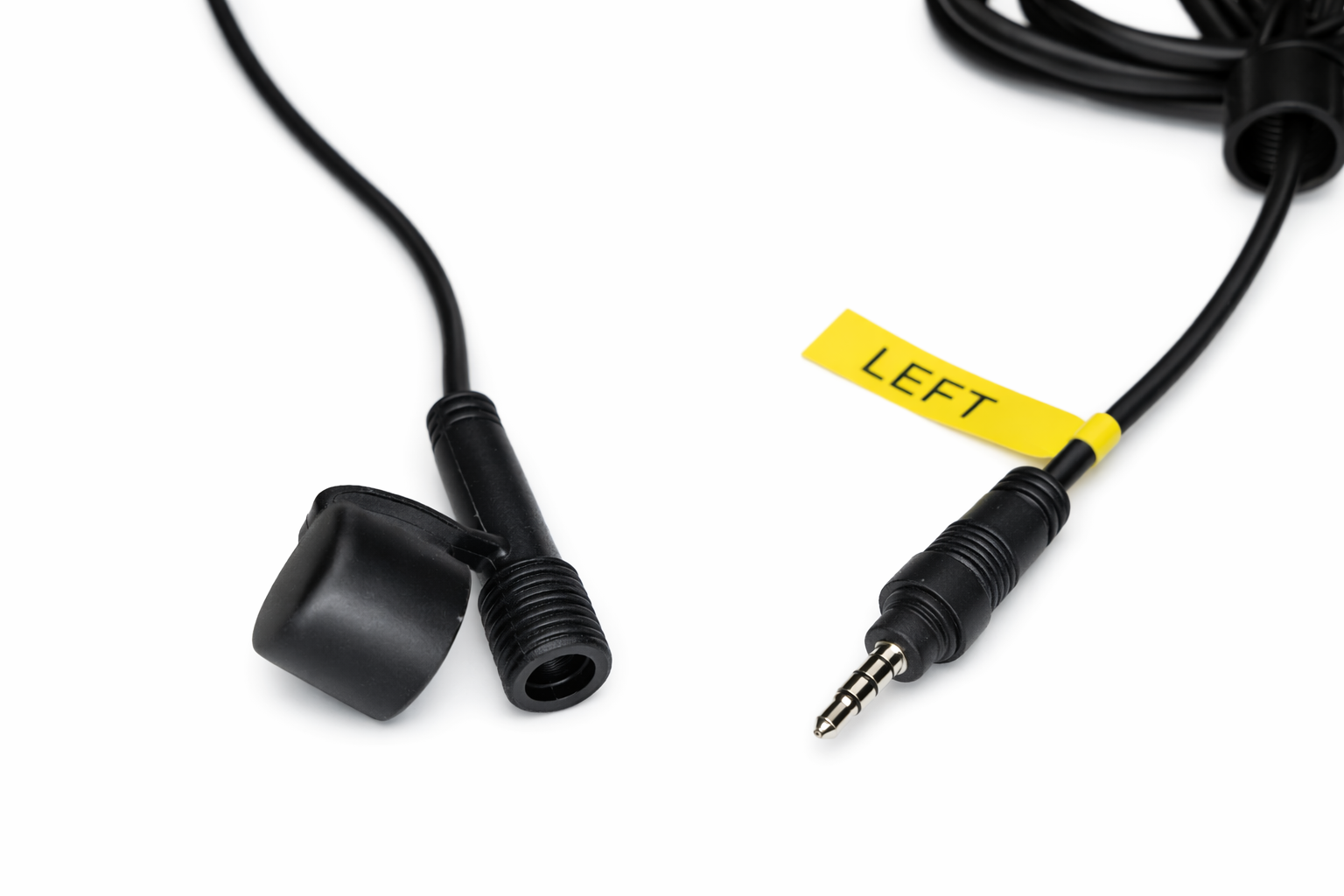 LED Light Whip Connector plugs on whip background