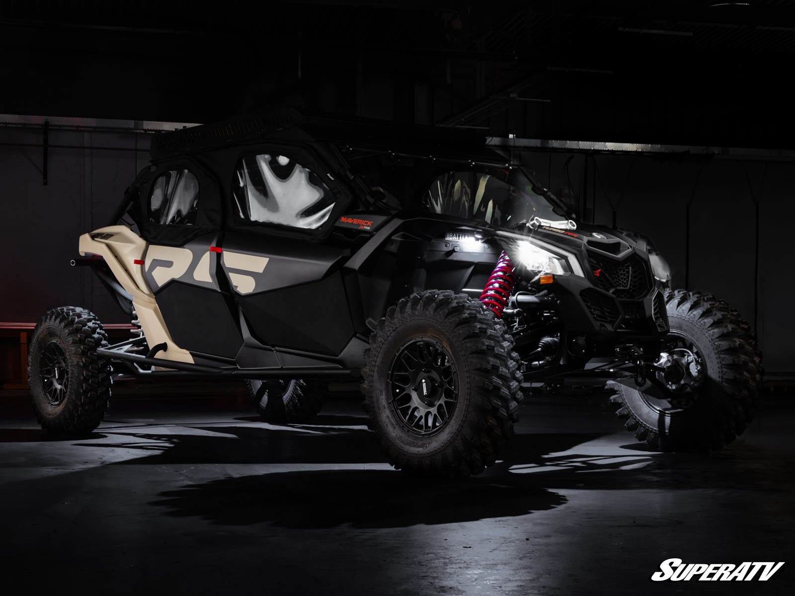 Photo of SuperATV RGB Rock Light Kit by SuperATV - Premium LED Light Whips & Rock Lights for UTVs / Side by Sides