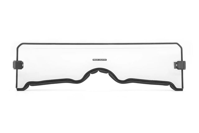 Photo of Rough Country Yamaha Rhino 450/660/700 Scratch Resistant Half Windshield by Rough Country - Premium for UTVs / Side by Sides