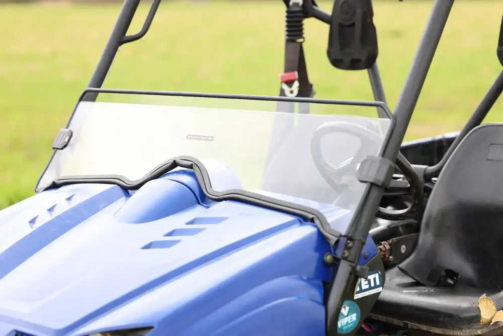 Photo of Rough Country Yamaha Rhino 450/660/700 Scratch Resistant Half Windshield by Rough Country - Premium for UTVs / Side by Sides
