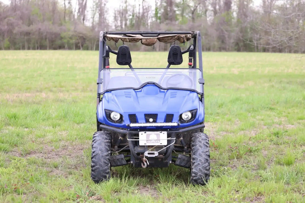 Photo of Rough Country Yamaha Rhino 450/660/700 Scratch Resistant Half Windshield by Rough Country - Premium for UTVs / Side by Sides
