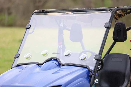 Photo of Rough Country Yamaha Rhino Scratch Resistant Vented Full Windshield by Rough Country - Premium for UTVs / Side by Sides