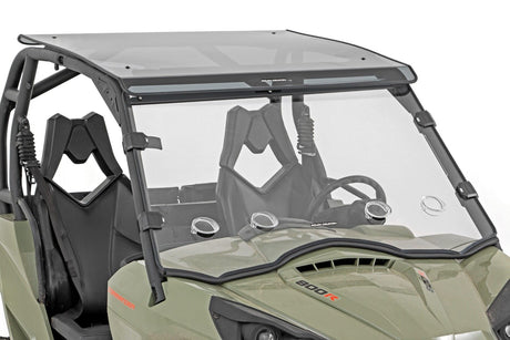 Photo of Rough Country Cam-Am Commander 1000 Scratch Resistant Vented Full Windshield by Rough Country - Premium for UTVs / Side by Sides