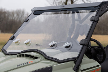 Photo of Rough Country Cam-Am Commander 1000 Scratch Resistant Vented Full Windshield by Rough Country - Premium for UTVs / Side by Sides
