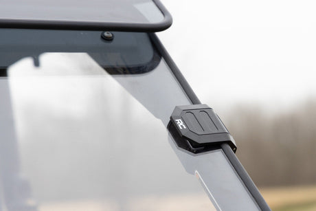 Photo of Rough Country Can-Am Commander 1000 Scratch Resistant Full Windshield by Rough Country - Premium for UTVs / Side by Sides