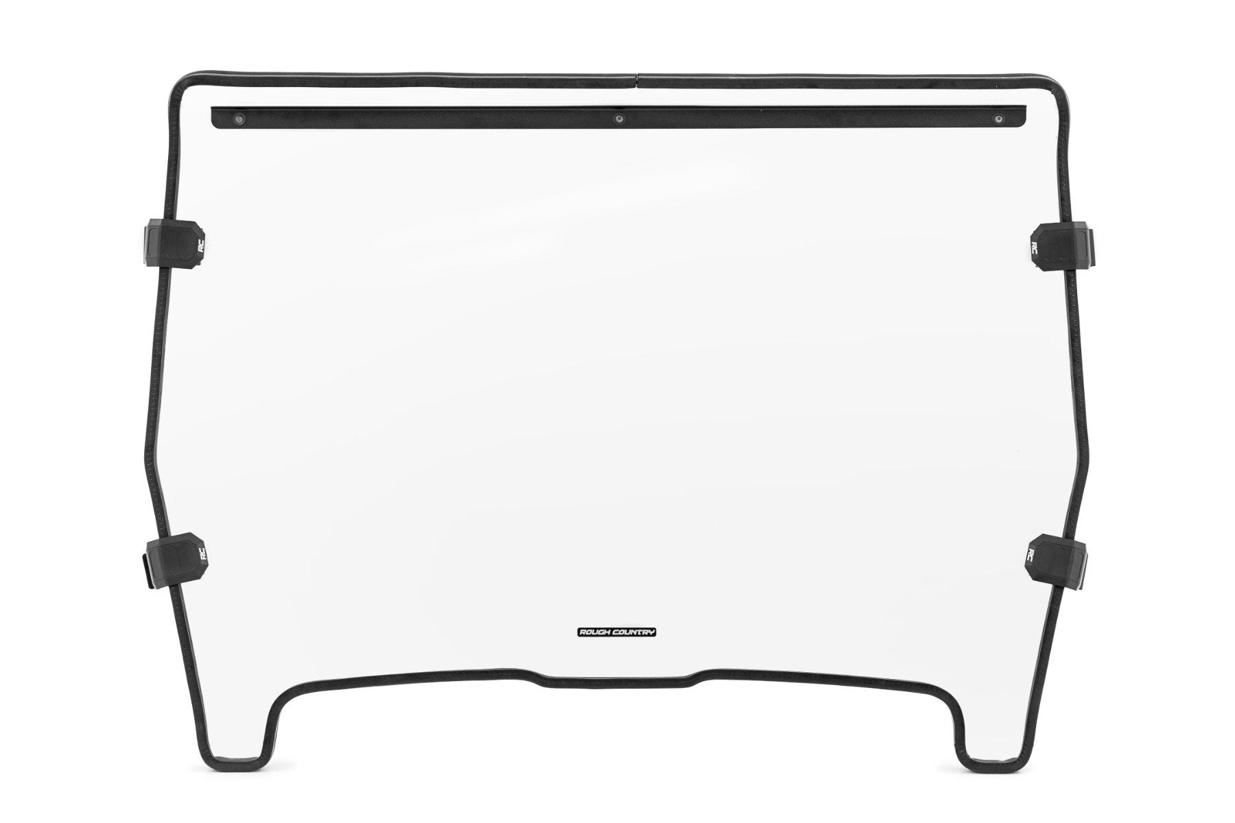 Photo of Rough Country John Deere Gator 825i Scratch Resistant Full Windshield by Rough Country - Premium for UTVs / Side by Sides