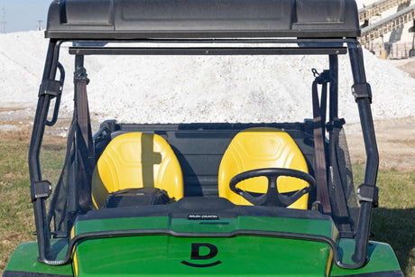 Photo of Rough Country John Deere Gator 825i Scratch Resistant Full Windshield by Rough Country - Premium for UTVs / Side by Sides
