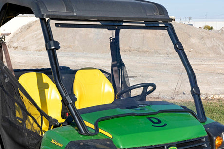 Photo of Rough Country John Deere Gator 825i Scratch Resistant Full Windshield by Rough Country - Premium for UTVs / Side by Sides