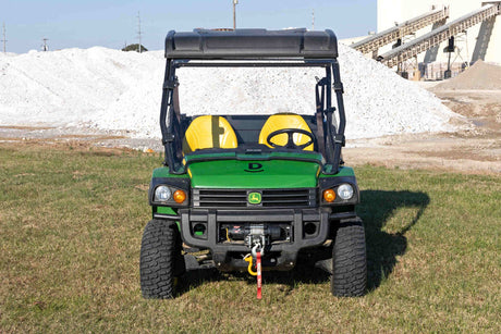 Photo of Rough Country John Deere Gator 825i Scratch Resistant Full Windshield by Rough Country - Premium for UTVs / Side by Sides