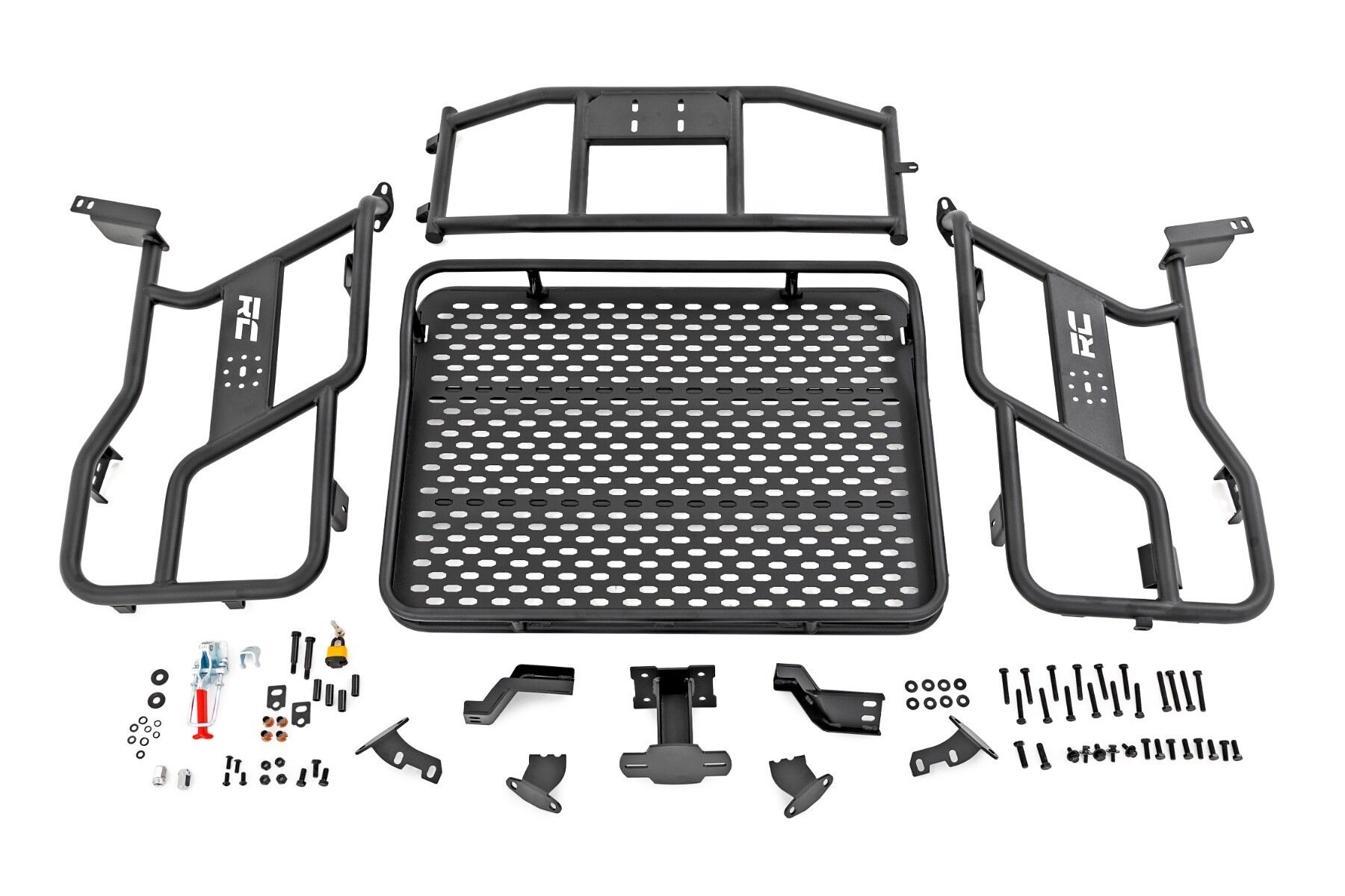 Photo of Rough Country Polaris RZR XP 1000 Spare Tire Mount Tubular Rear Cargo Rack by Rough Country - Premium for UTVs / Side by Sides