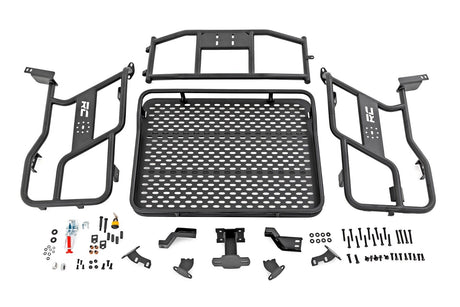 Photo of Rough Country Polaris RZR XP 1000 Spare Tire Mount Tubular Rear Cargo Rack by Rough Country - Premium for UTVs / Side by Sides