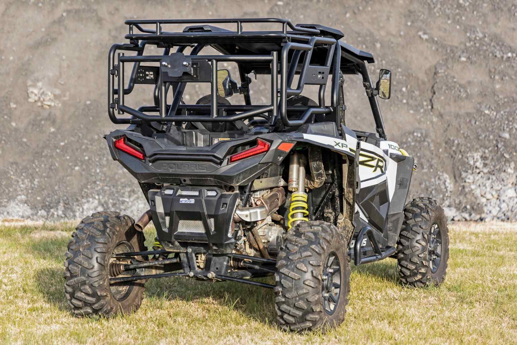 Photo of Rough Country Polaris RZR XP 1000 Spare Tire Mount Tubular Rear Cargo Rack by Rough Country - Premium for UTVs / Side by Sides