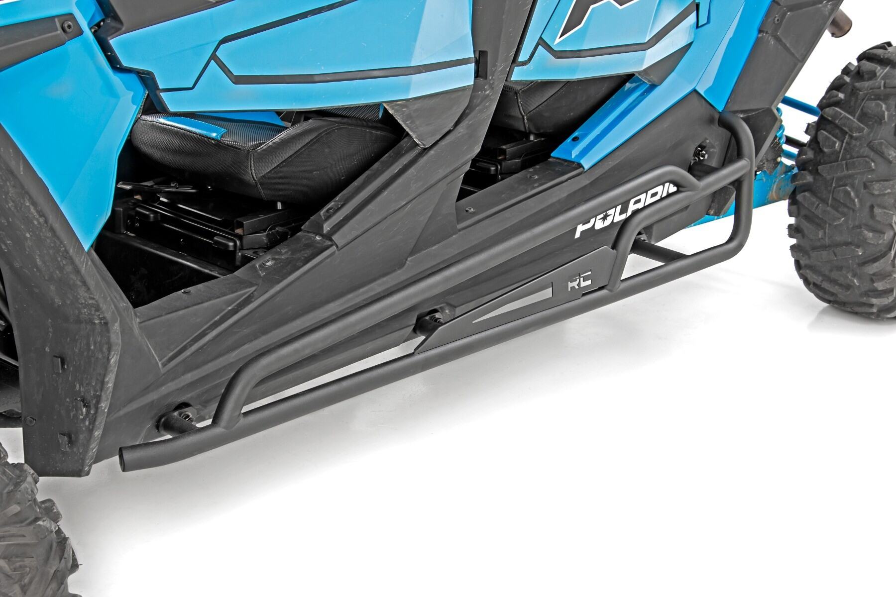 Photo of Rough Country Polaris RZR Turbo S 4 Seat Rock Slider Kit by Rough Country - Premium for UTVs / Side by Sides