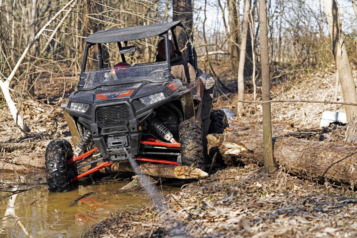 Photo of Rough Country '14-'23 Polaris RZR XP 4 1000 Winch Mount by Rough Country - Premium for UTVs / Side by Sides