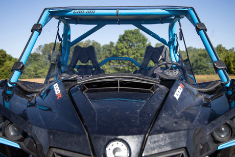 Photo of Rough Country Can-Am Maverick Max/Turbo Scratch Resistant Full Windshield by Rough Country - Premium for UTVs / Side by Sides