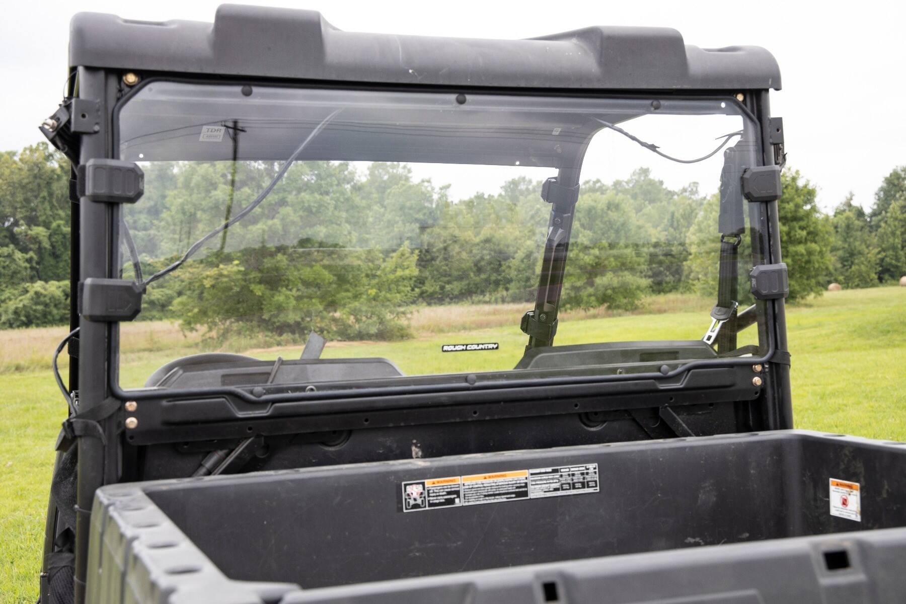 Photo of Rough Country Polaris Ranger 500 Mid Size Scratch Resistant Rear Cab Panel by Rough Country - Premium for UTVs / Side by Sides
