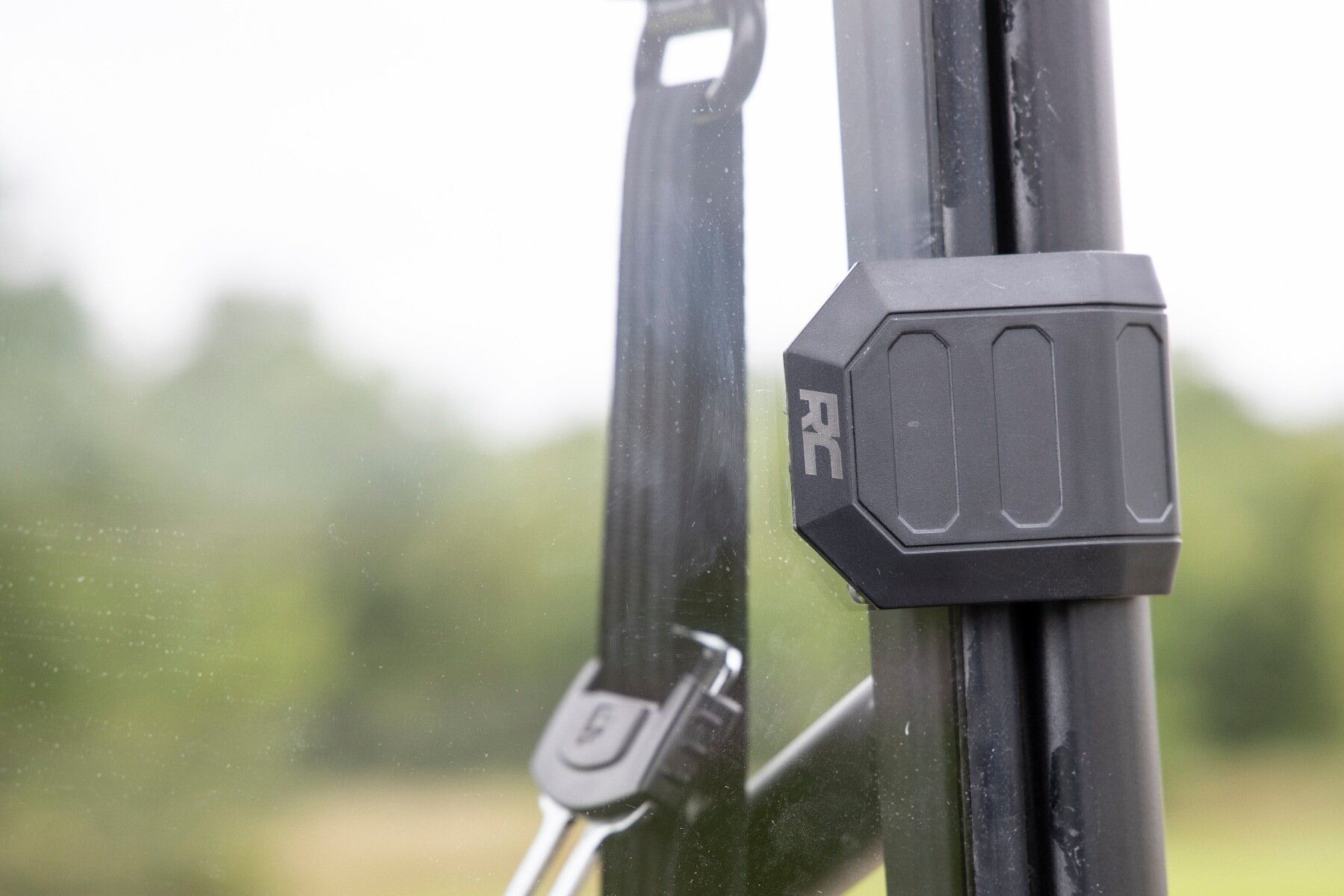 Photo of Rough Country Polaris Ranger 500 Mid Size Scratch Resistant Rear Cab Panel by Rough Country - Premium for UTVs / Side by Sides