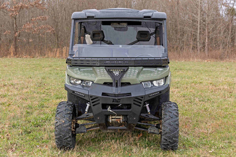 Photo of Rough Country Can-Am Defender HD 5/HD 8 Scratch Resistant Half Windshield by Rough Country - Premium for UTVs / Side by Sides