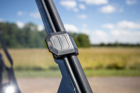 Photo of Rough Country Can-Am Defender Scratch Resistant Vented Full Windshield by Rough Country - Premium for UTVs / Side by Sides