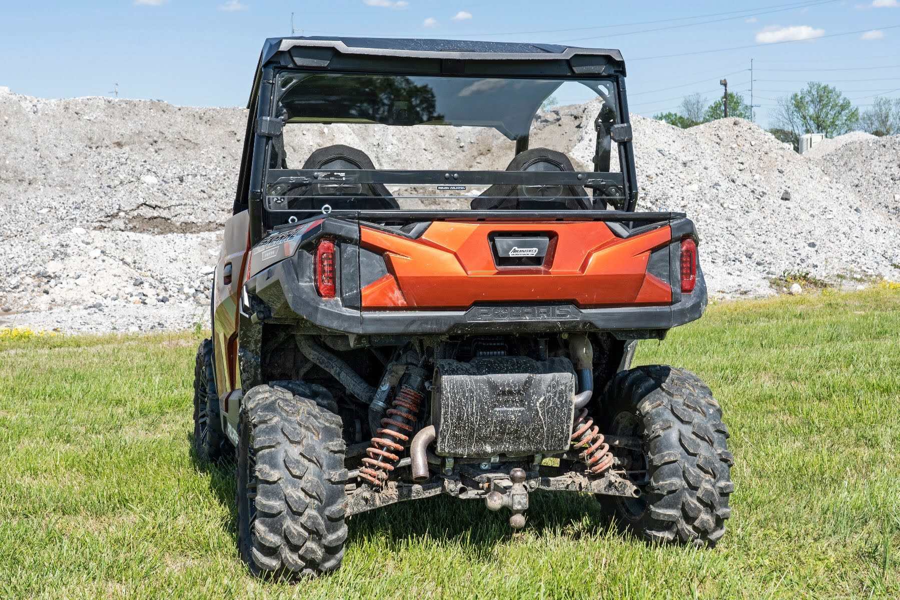 Photo of Rough Country Polaris General XP Rear Cab Panel by Rough Country - Premium for UTVs / Side by Sides