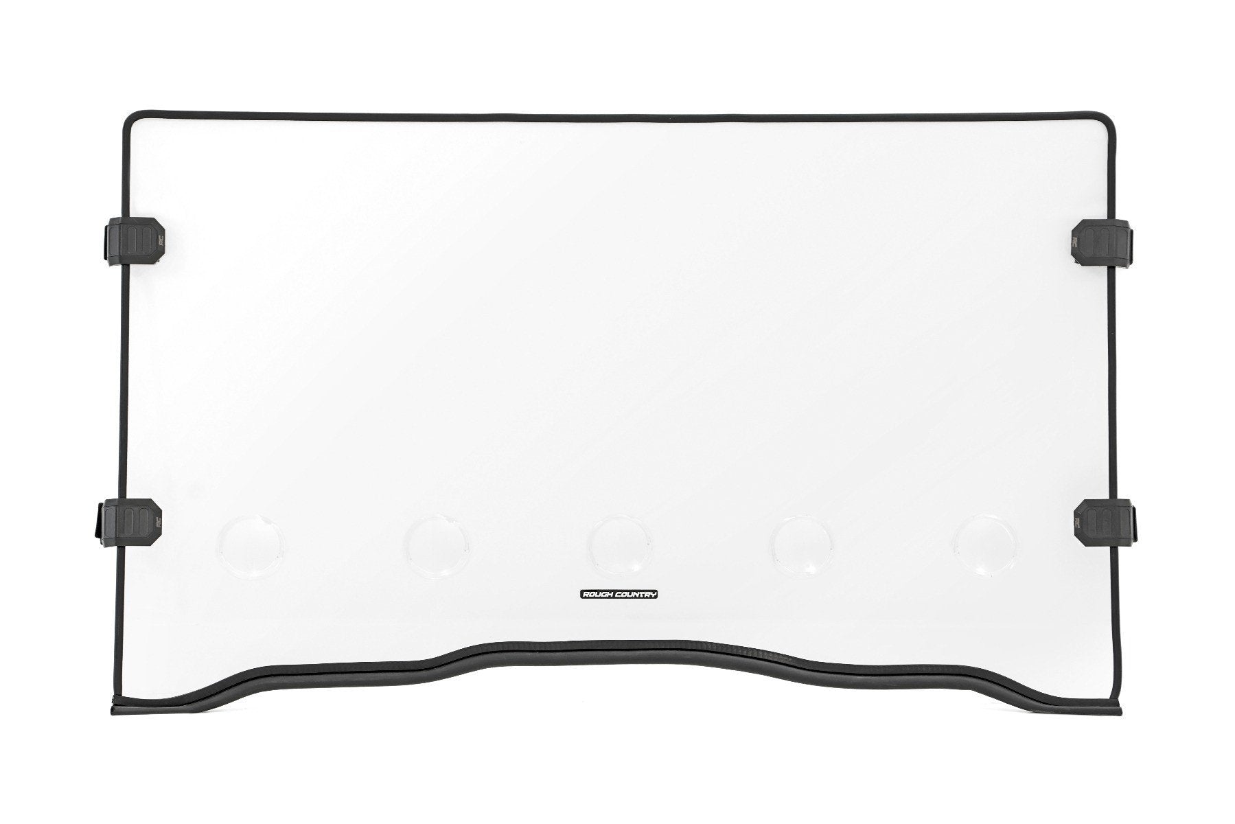 Photo of Rough Country Honda Pioneer 1000 Scratch Resistant Vented Full Windshield by Rough Country - Premium for UTVs / Side by Sides