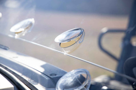 Photo of Rough Country Kawvasaki Mule Scratch Resistant Vented Full Windshield by Rough Country - Premium for UTVs / Side by Sides
