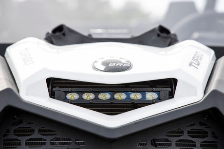 Photo of Rough Country Can-Am Maverick X3 Black Slimline 6" Cowl Mount LED Light by Rough Country - Premium for UTVs / Side by Sides