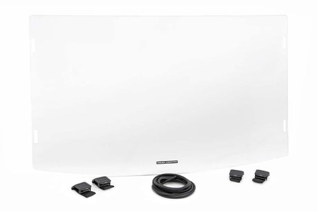 Photo of Rough Country Polaris Ranger 1000 Scratch Resistant Full Windshield by Rough Country - Premium for UTVs / Side by Sides