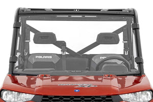 Photo of Rough Country Polaris Ranger 1000 Scratch Resistant Full Windshield by Rough Country - Premium for UTVs / Side by Sides