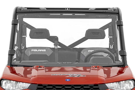 Photo of Rough Country Polaris Ranger 1000 Scratch Resistant Full Windshield by Rough Country - Premium for UTVs / Side by Sides