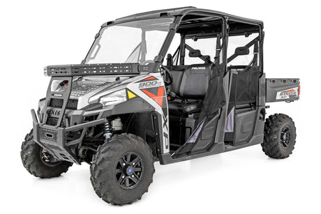 Photo of Rough Country Polaris Ranger XP 900/1000 6" Black Slimline Front Cargo Rack by Rough Country - Premium for UTVs / Side by Sides