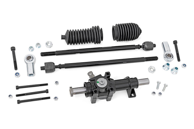 Photo of Rough Country Polaris Ranger XP 1000 Heavy Duty Rack and Pinion by Rough Country - Premium for UTVs / Side by Sides