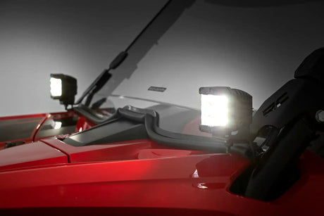 Photo of Rough Country '19-'23 Honda Talon 1000 Dual LED Cube Kit by Rough Country - Premium for UTVs / Side by Sides