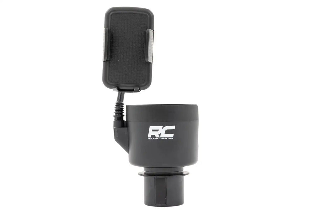 Photo of Rough Country 2-in-1 Expandable Cup and Phone Holder by Rough Country - Premium for UTVs / Side by Sides