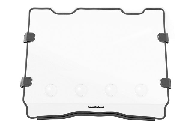 Photo of Rough Country Polaris RZR Pro XP Scratch Resistant Vented Full Windshield by Rough Country - Premium for UTVs / Side by Sides