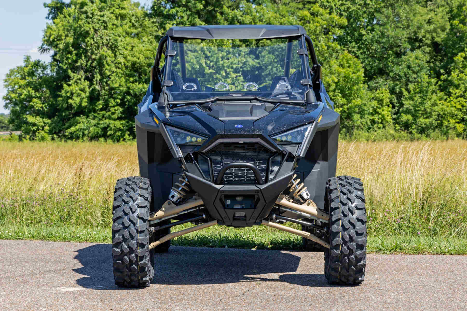Photo of Rough Country Polaris RZR Pro XP Scratch Resistant Vented Full Windshield by Rough Country - Premium for UTVs / Side by Sides