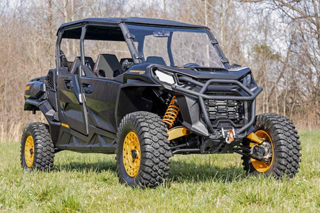 Photo of Rough Country Can-Am Commander 1000 R Scratch Resistant Full Windshield by Rough Country - Premium for UTVs / Side by Sides