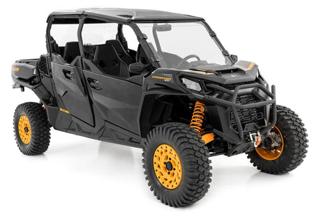 Photo of Rough Country Can-Am Commander 1000 R Scratch Resistant Full Windshield by Rough Country - Premium for UTVs / Side by Sides