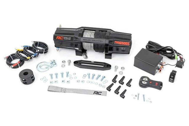 Photo of Rough Country 6500-LB UTV Synthetic Rope Winch With Remote by Rough Country - Premium for UTVs / Side by Sides