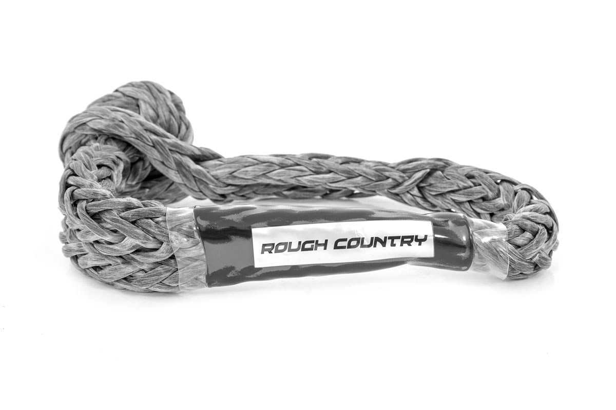 Photo of Rough Country 7/16" Soft Shackle - Gray by Rough Country - Premium for UTVs / Side by Sides