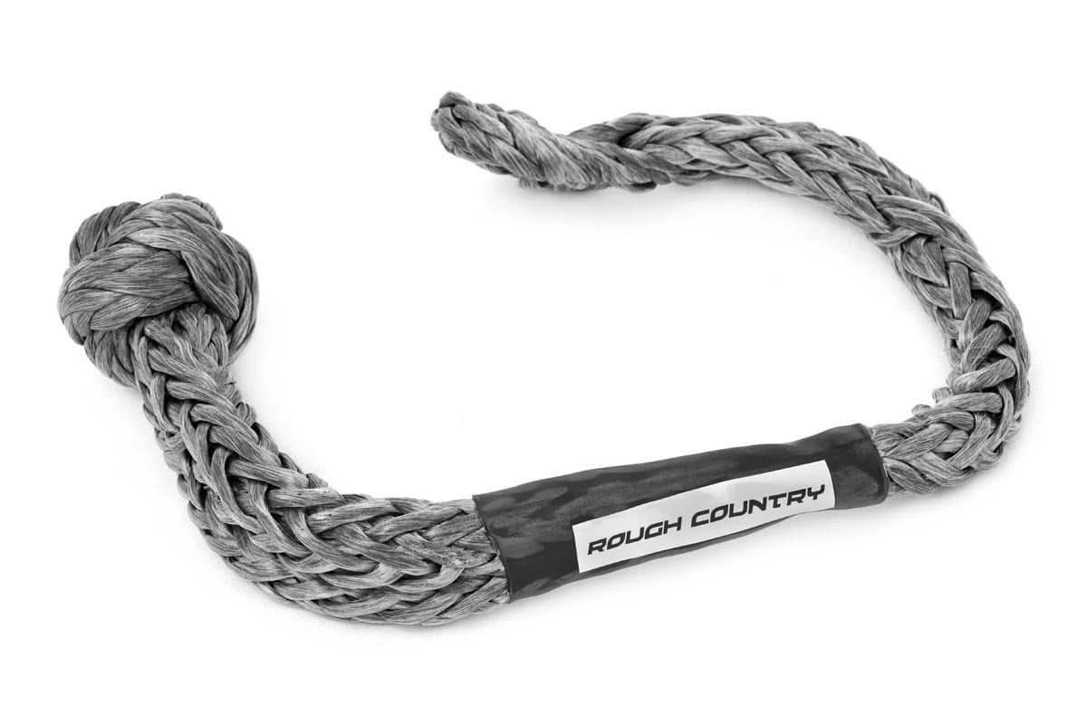 Photo of Rough Country 7/16" Soft Shackle - Gray by Rough Country - Premium for UTVs / Side by Sides