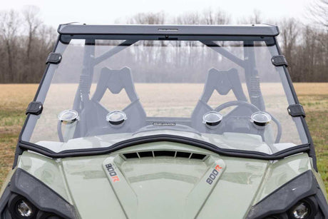 Photo of Rough Country Cam-Am Commander 1000 Scratch Resistant Vented Full Windshield by Rough Country - Premium for UTVs / Side by Sides