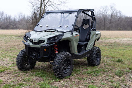 Photo of Rough Country Cam-Am Commander 1000 Scratch Resistant Vented Full Windshield by Rough Country - Premium for UTVs / Side by Sides
