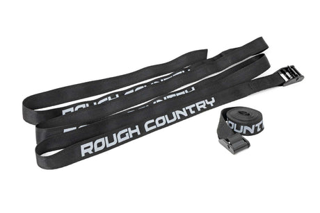 Photo of Rough Country Cam Buckle Cargo Tie-Down Straps by Rough Country - Premium for UTVs / Side by Sides
