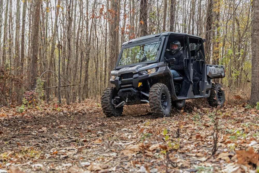 Photo of Rough Country Can-Am Defender HD 5/HD 8/HD 9/HD 10 High Clearance w/ 2" Forward Offset Aluminum Control Arms by Rough Country - Premium for UTVs / Side by Sides