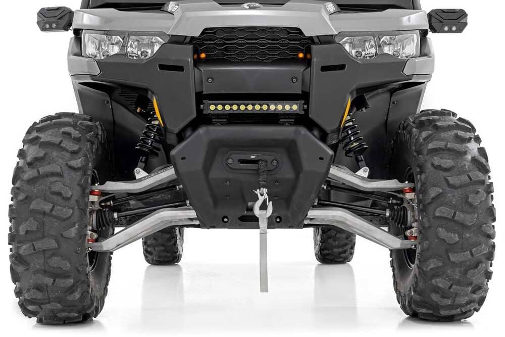 Photo of Rough Country Can-Am Defender HD 5/HD 8/HD 9/HD 10 High Clearance w/ 2" Forward Offset Aluminum Control Arms by Rough Country - Premium for UTVs / Side by Sides