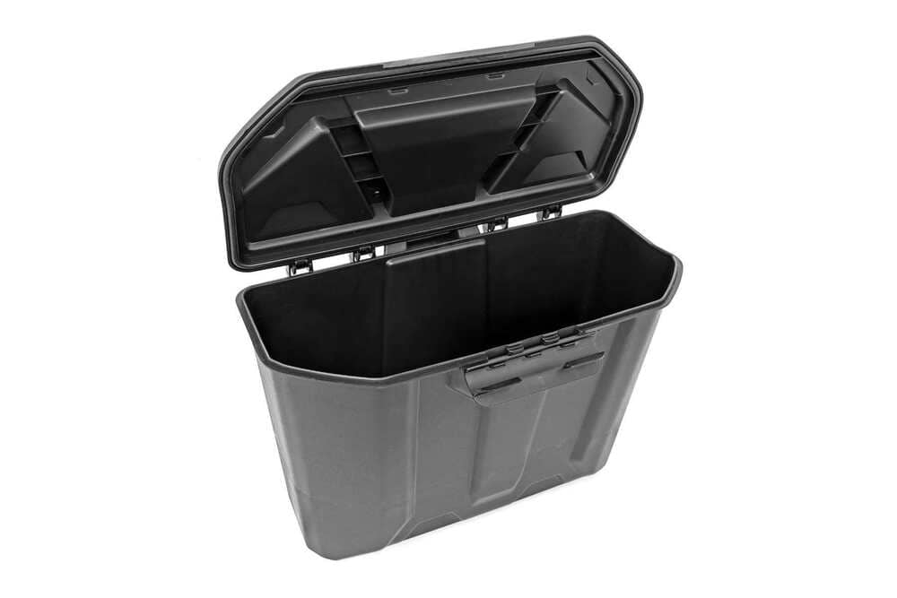 Photo of Rough Country Can-Am Defender HD 5/HD 8/HD 9/HD 10 Passenger Seat Under Seat Storage Box by Rough Country - Premium for UTVs / Side by Sides