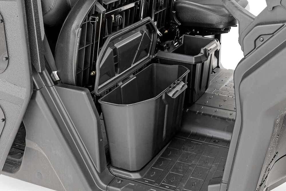 Photo of Rough Country Can-Am Defender HD 5/HD 8/HD 9/HD 10 Passenger Seat Under Seat Storage Box by Rough Country - Premium for UTVs / Side by Sides