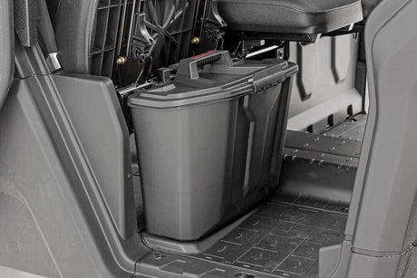 Photo of Rough Country Can-Am Defender HD 5/HD 8/HD 9/HD 10 Passenger Seat Under Seat Storage Box by Rough Country - Premium for UTVs / Side by Sides